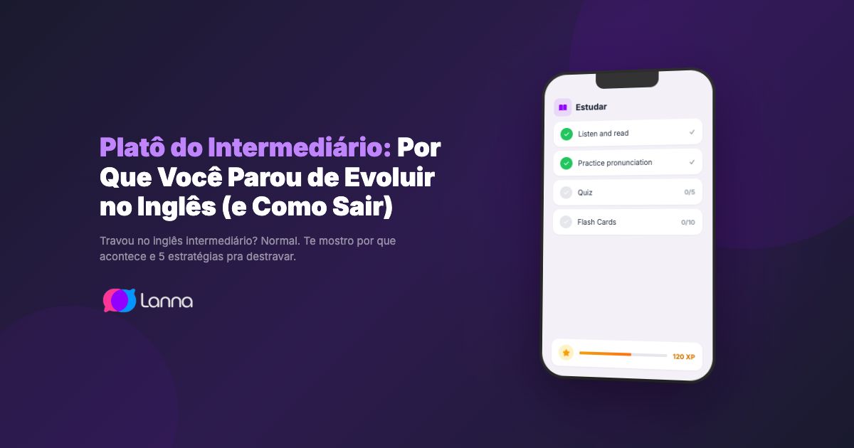 Platô do Intermediário: Por Que Você Parou de Evoluir no Inglês (e Como Sair)