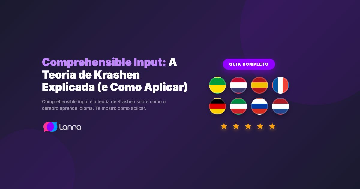 Comprehensible Input: A Teoria de Krashen Explicada (e Como Aplicar)