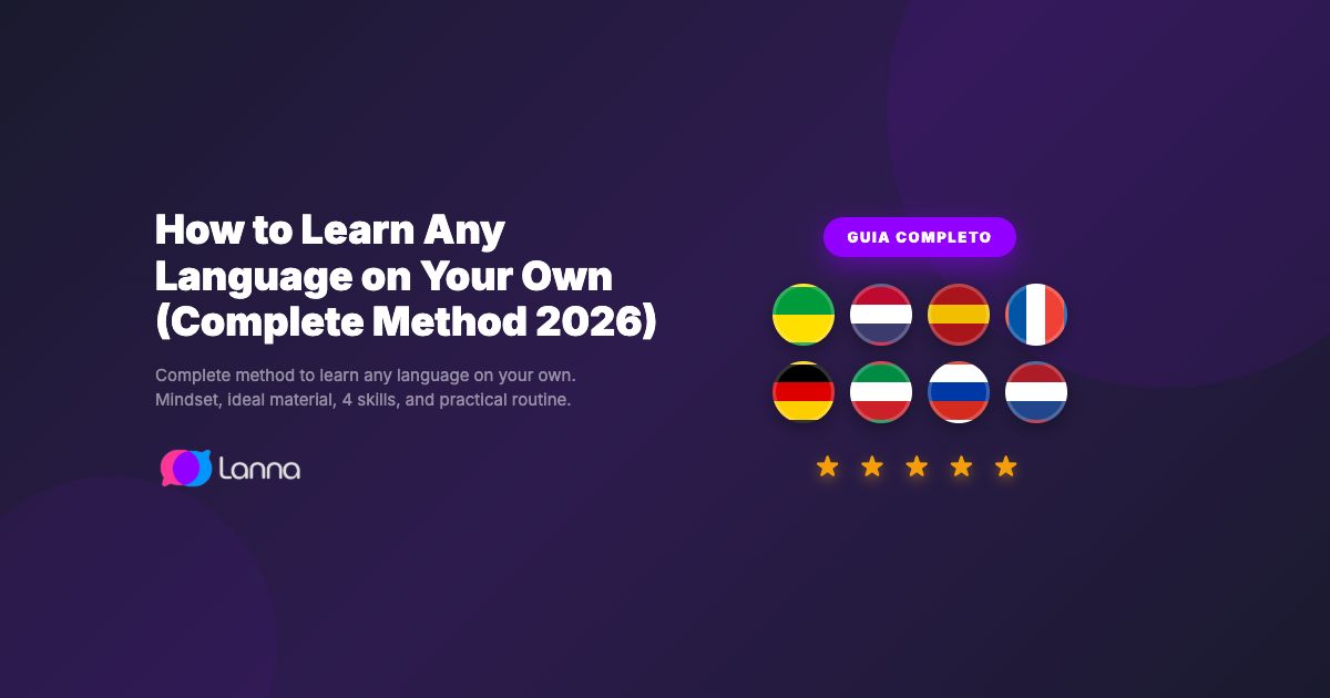 How to Learn Any Language on Your Own (Complete Method 2026)