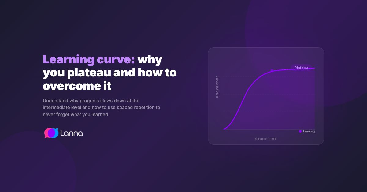 Learning Curve: Why You Get Stuck at Intermediate Level and How to Overcome It