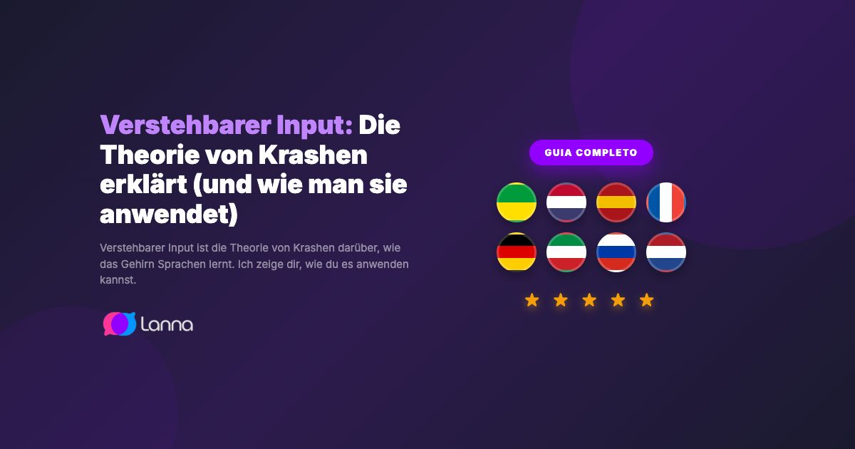 Verstehbarer Input: Die Theorie von Krashen erklärt (und wie man sie anwendet)