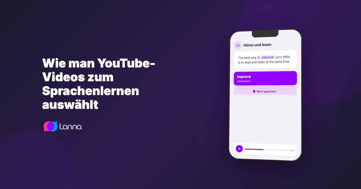 Wie man YouTube-Videos zum Sprachenlernen auswählt